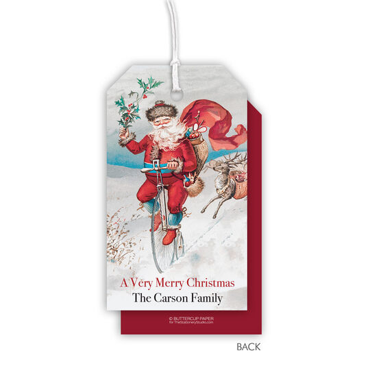 Vintage Santa Gift Tags